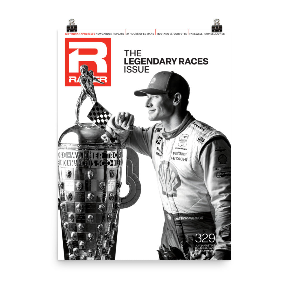 RACER Issue 329 Cover Poster – The RACER Store
