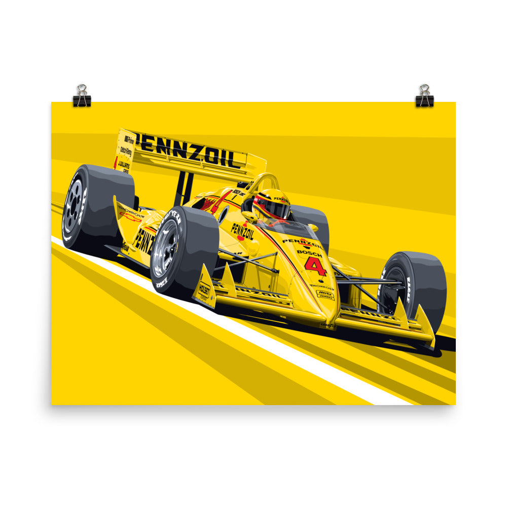 Rick Mears 1989 Laguna Seca Poster – The RACER Store