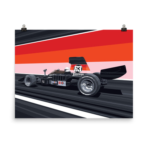 Danny Ongais F5000 Poster