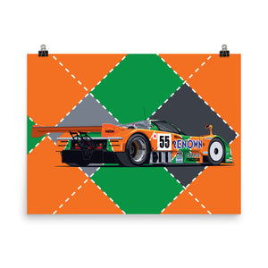 Mazda 787B Poster