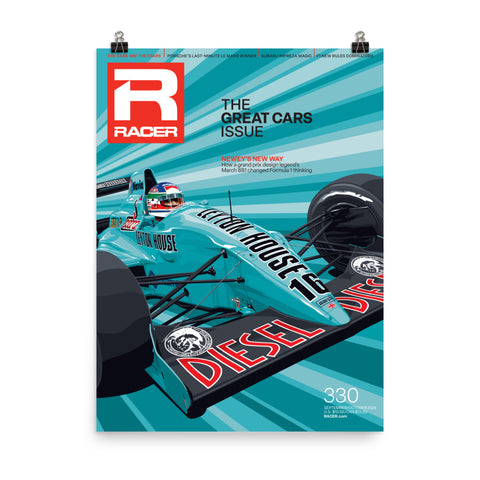 RACER Issue 330 Cover Poster