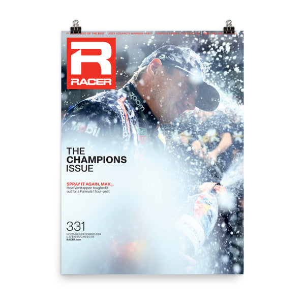 RACER Issue 331 Cover Poster – The RACER Store