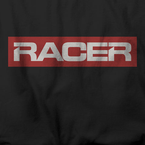 RACER "Big Logo" Short Sleeve Black Hanes Beefy-T
