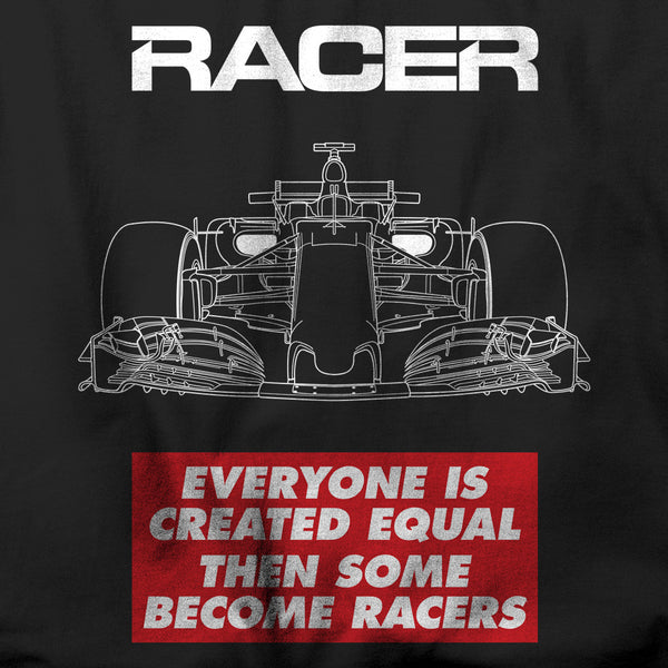 Grand Prix Car "Some Become Racers" Short Sleeve Black Hanes Beefy-T