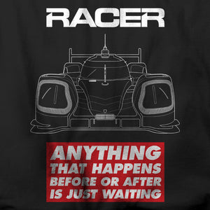RACER Prototype "Just Waiting" Short Sleeve Black Hanes Beefy-T