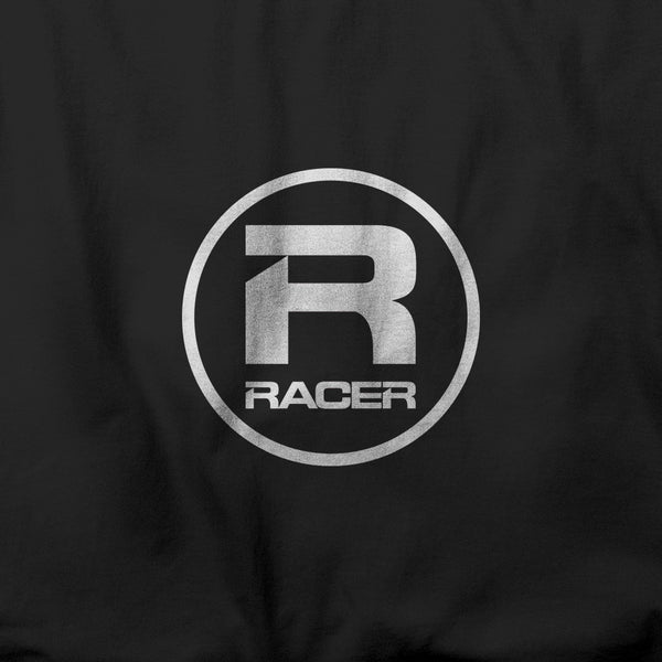 RACER White Round Logo - Short Sleeve T-Shirt