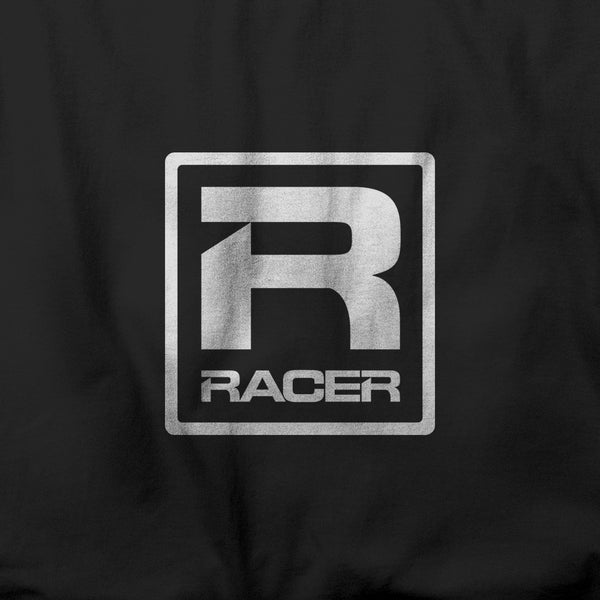 RACER White Square Logo - Short Sleeve T-Shirt