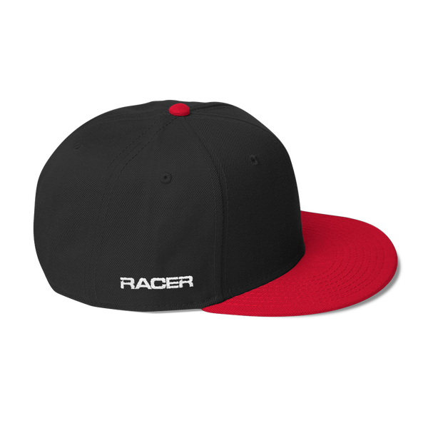 RACER Round Tilt Logo Wool Blend Snapback