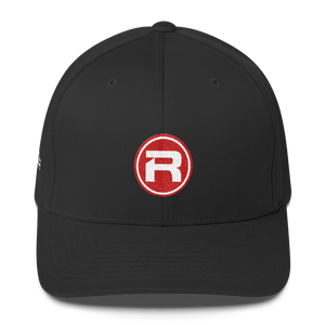 RACER Round "R" Logo Structured Twill Cap