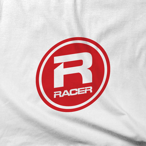 RACER Red Oval Logo - Short Sleeve Hanes Beefy T - 2 colors