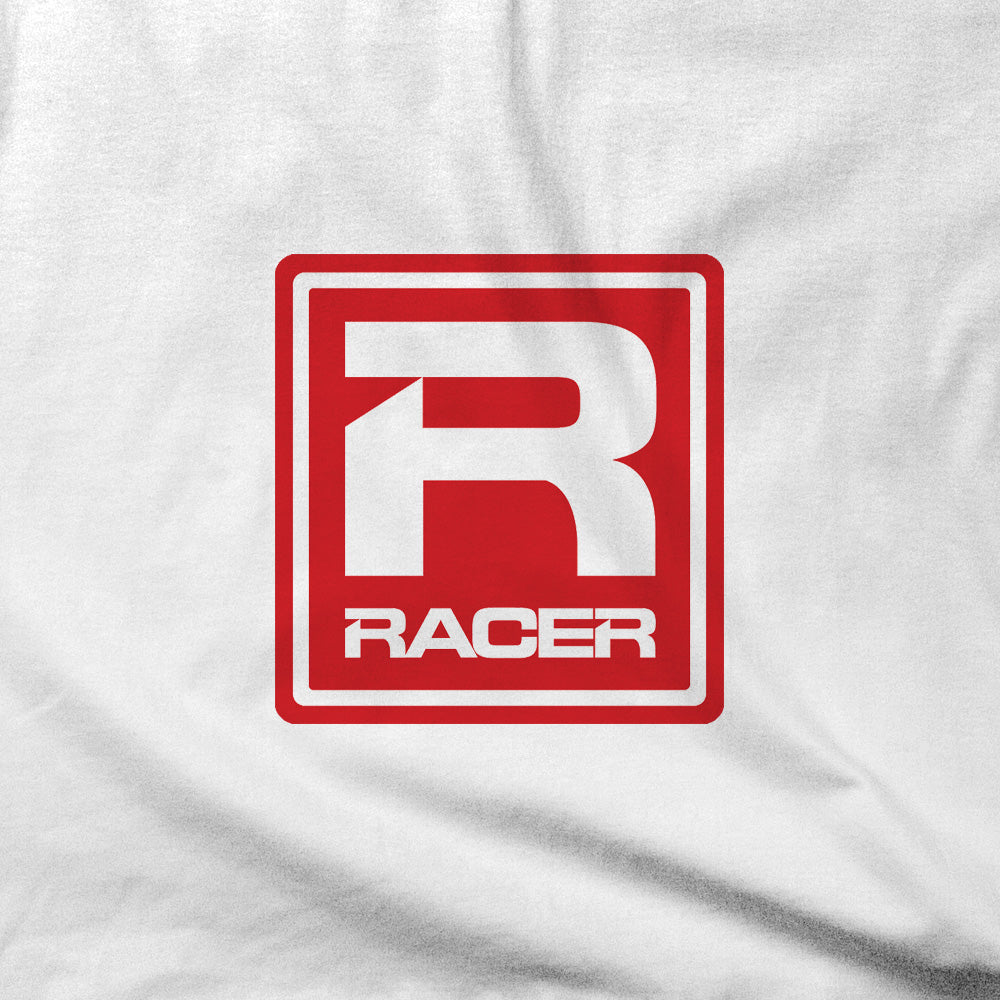 RACER Red Square Logo - Short Sleeve Hanes Beefy T - 2 colors