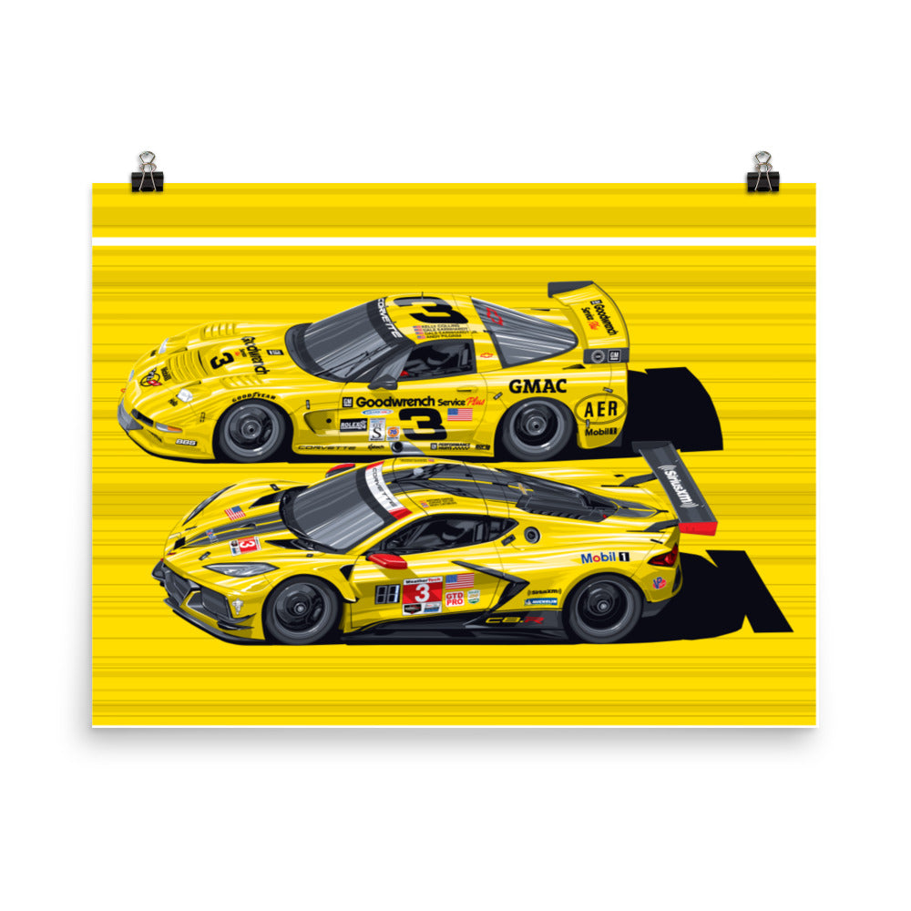 Corvettes at Daytona Poster – The RACER Store