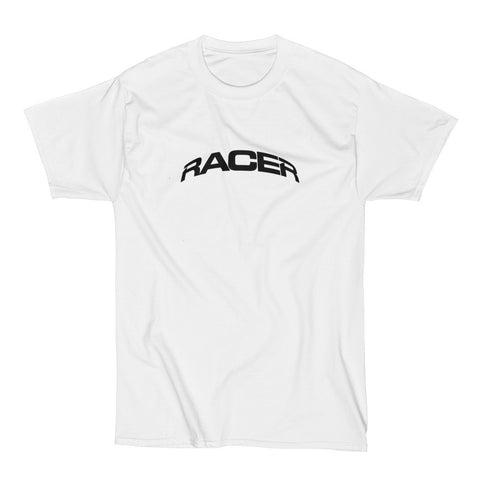 RACER Black Arc Logo - Short Sleeve Hanes Beefy T