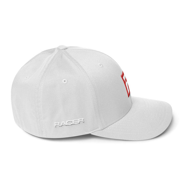 RACER Square "R" Logo Structured Twill Cap - 4 colors