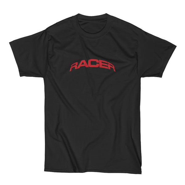 RACER Red Arc Logo - Short Sleeve Hanes Beefy T
