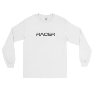 RACER Horizontal Gray Logo - Long Sleeve T-Shirt