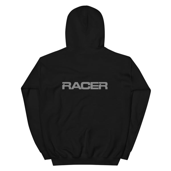 RACER Gray Logo Hoodie